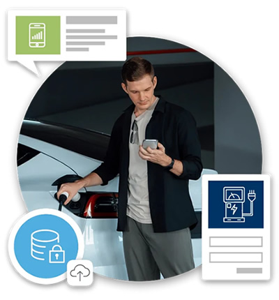 Mobile Signal Boosting for electric vehicle charging