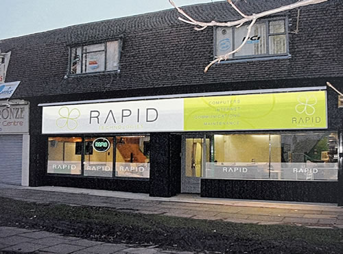 Photo of the old Rapid shop