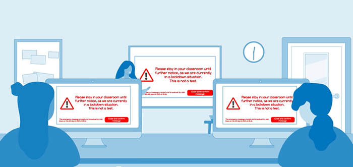 Audiebant lockdown system