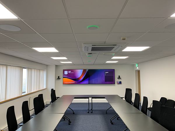 Microsoft Teams Room install in meeting room