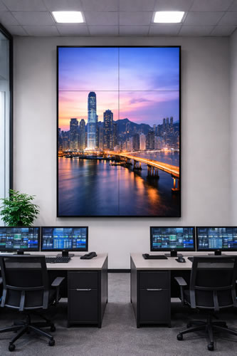 High-performance video wall solutions designed for control rooms, corporate spaces and public environments, delivering seamless visuals, flexible configurations and reliable 24/7 operation.