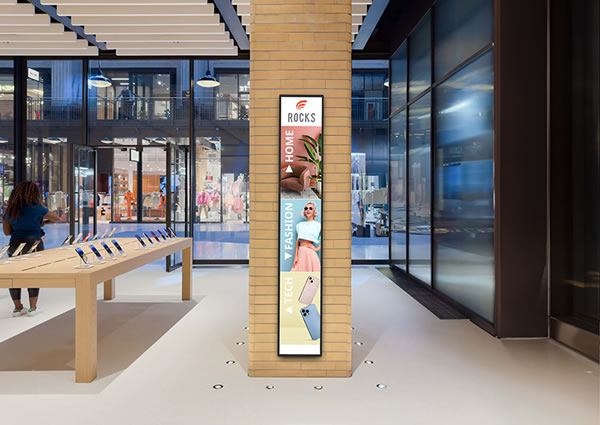 Digital Signage in a retail store setting