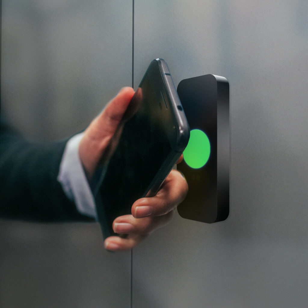 Access control system, unlocking door with mobile phone.